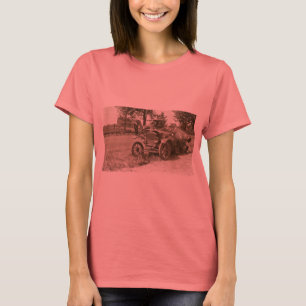 Car Wreck Marine City MI July 1930s - Vintage T-Shirt