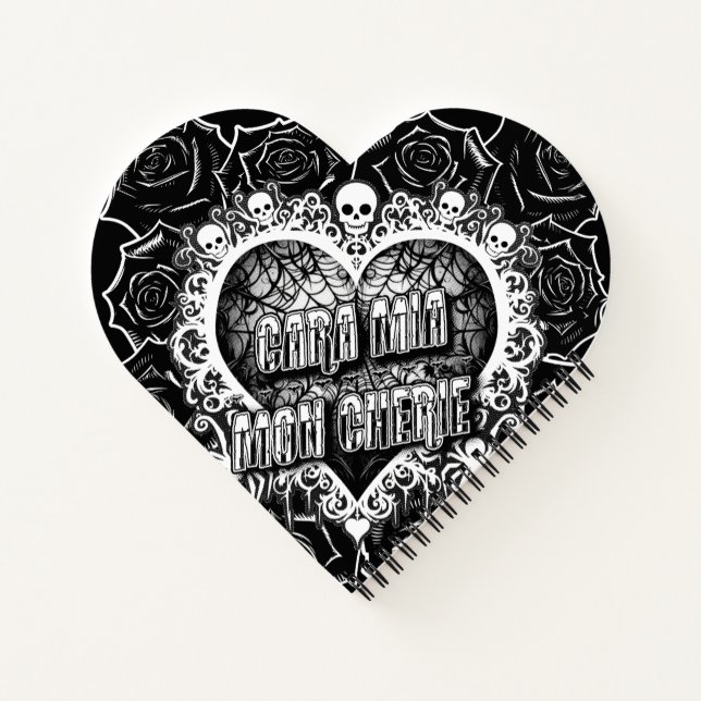 Cara Mia, Mon Cherie Notebook (Back)