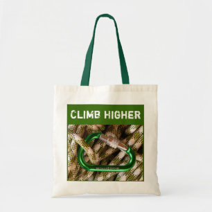 Carabiner and Climbing Rope Tote Bag