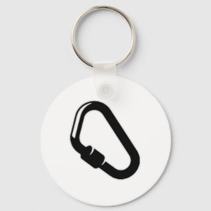 Carabiner Camping Logo On A Pocket Funny Adventure Key Ring