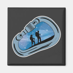 Carabiner Hiking Climbing Bouldering Outdoors Magnet