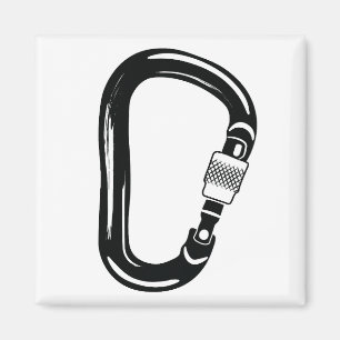 Carabiner Mountain Climbing Bouldering Outdoors Magnet