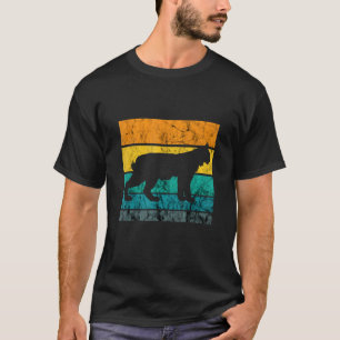 Caracal Wild Cat Vintage Retro Caracal Cat Lynx T-Shirt