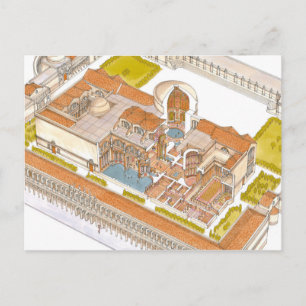 Caracalla baths Rome Postcard