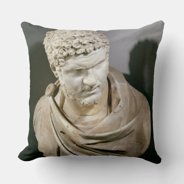 Caracalla, Roman marble cuirassed bust, 212-217 AD Cushion (Front)