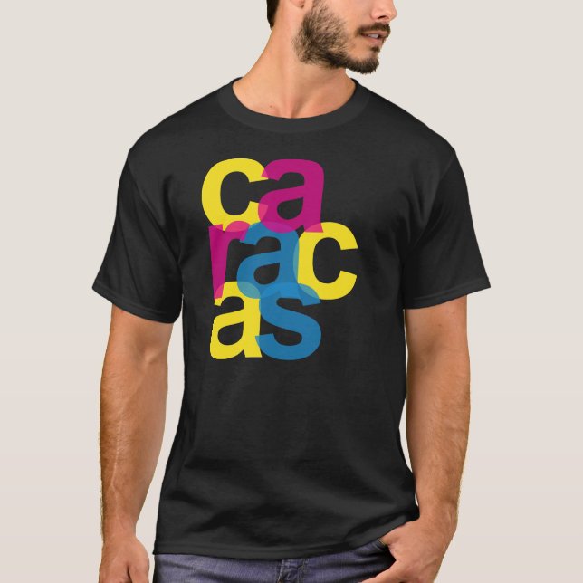 Caracas en Colour T-Shirt (Front)