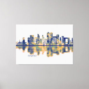 Caracas Skyline Canvas Print