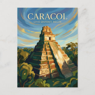 Caracol Maya Ruins Belise Postcard