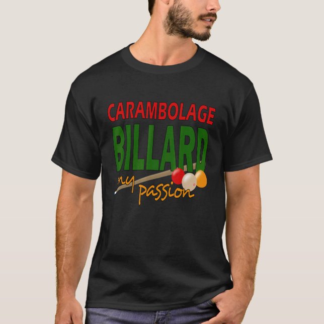 Carambolage Billiard Club Sport T-Shirt (Front)