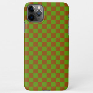 Caramel apple checkered board pattern iPhone 11Pro max case