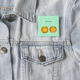 Caramel Apples 15 Cm Square Badge