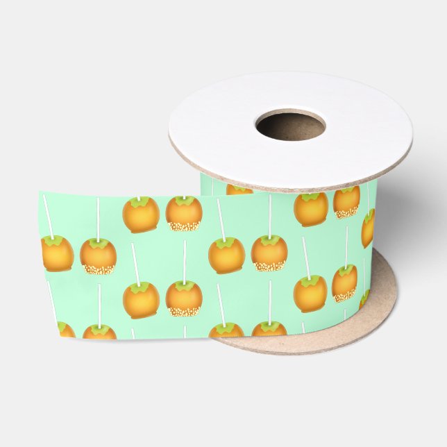 Caramel Apples Satin Ribbon (Spool)