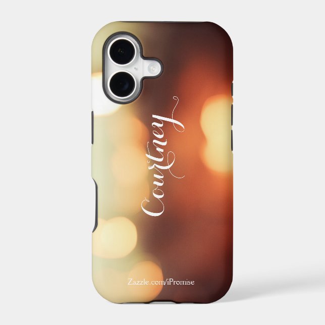 Caramel Bokeh Iphone (Back)
