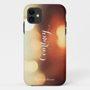 Caramel Bokeh Iphone 11 Case