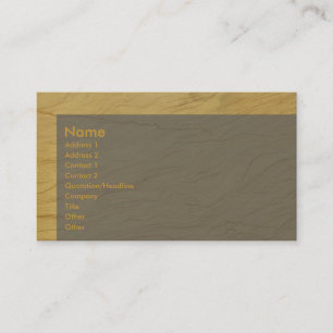 Caramel Business Card