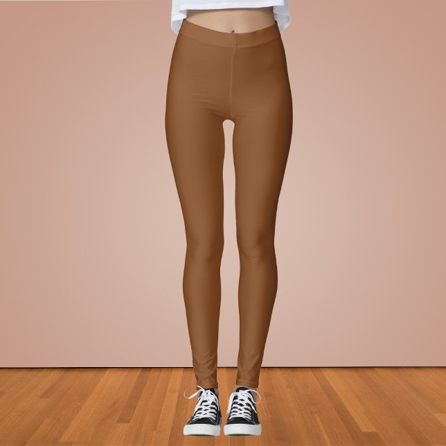 Caramel Cafe Solid Colour Leggings (Creator Uploaded)