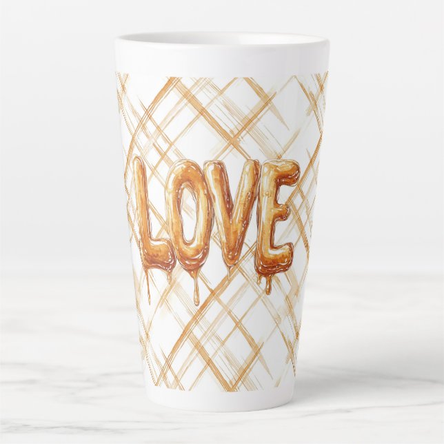 Caramel Candy Love Latte Mug (Front)