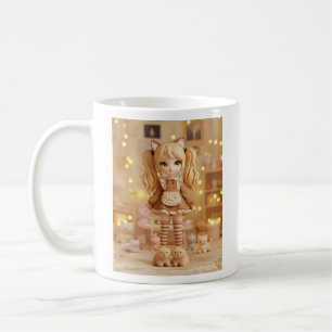 Caramel Kitten Kawaii Doll Coffee Mug