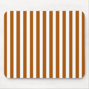 Caramel Modern Stripe Mouse Mat