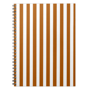 Caramel Modern Stripes Notebook