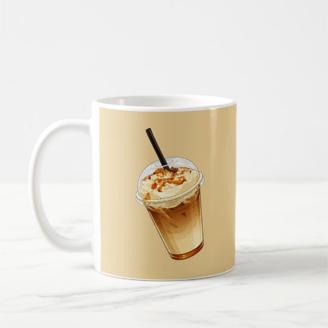 Caramel & Nuts Iced Coffee  Mug (Left)