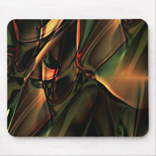Caramel or aged woody relief with a shade of green mouse mat