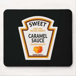 Caramel Sauce Halloween Costume 2024 Funny Family Mouse Mat