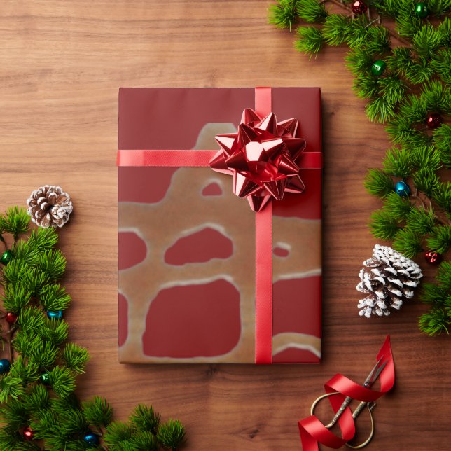 caramel sauce wrapping paper (Holiday Gift)