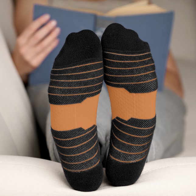 Caramel Solid Plain Colour India Socks (Bottom)