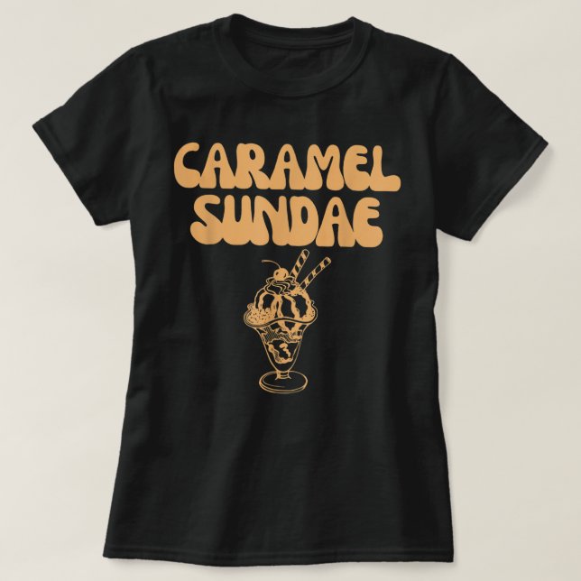 Caramel Sundae 90s Rap Lover  T-Shirt (Design Front)