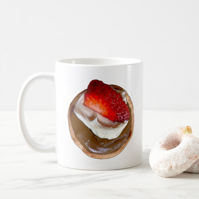 Caramel Tart Mug (With Donut)