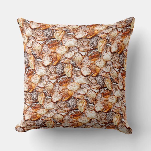 Caramelised straw potatoes, modified round shapes cushion (Front)