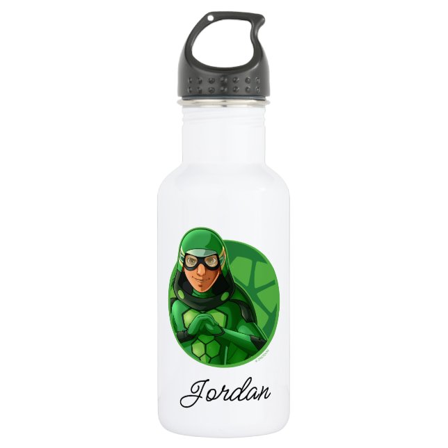 Carapace Green Badge 532 Ml Water Bottle (Front)