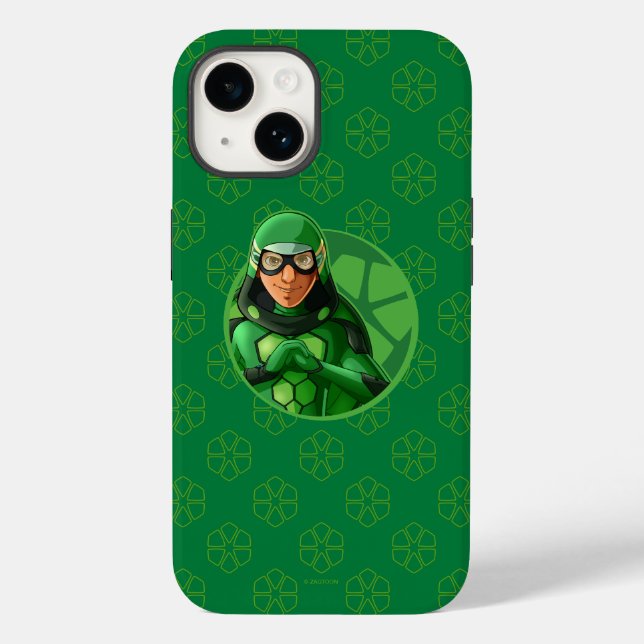 Carapace Green Badge Case-Mate iPhone Case (Back)