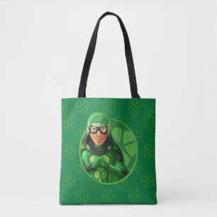 Carapace Green Badge Tote Bag