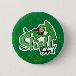 Carapace   Shell On! 6 Cm Round Badge