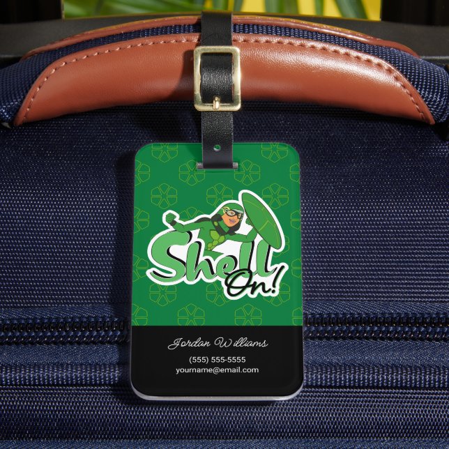 Carapace | Shell On! Luggage Tag (Front Insitu 2)