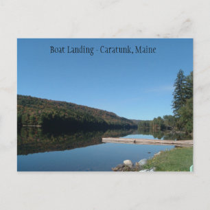 Caratunk, Maine - Boat Landing on the Kennebec Postcard