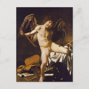 Caravaggio- Amor Victorious Postcard