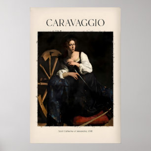 Caravaggio Art Print - Saint Catherine of