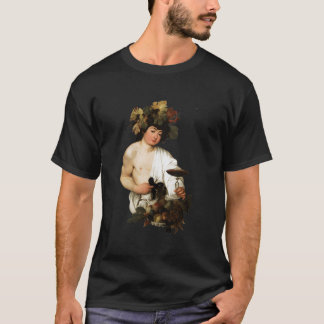 Caravaggio Bacchus Fine Painting T-Shirt