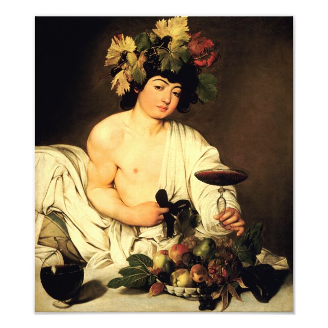 Caravaggio Bacchus Photo Print (Front)