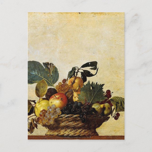Caravaggio - Basket of Fruit - Classic Artwork Postcard (Front)