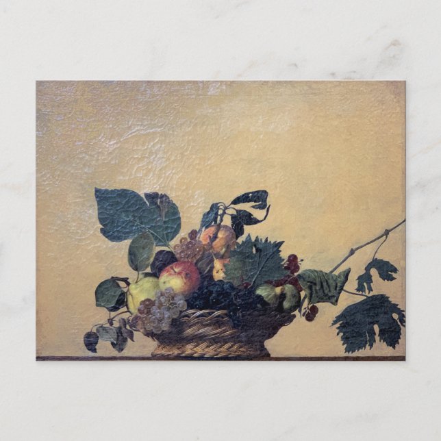 Caravaggio - Basket of fruit - Oil on canvas Postcard (Front)