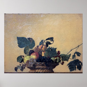 Caravaggio - Basket of fruit - Oil on canvas Poster
