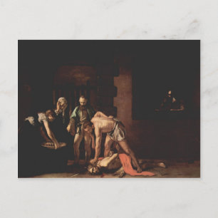 Caravaggio- Beheading of Saint John the Baptist Postcard