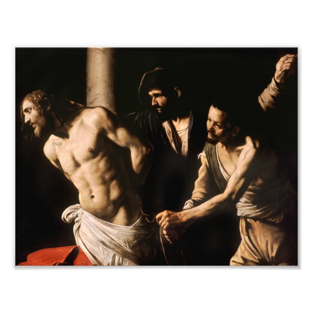 Caravaggio - Christ at the Column Photo Print (Front)