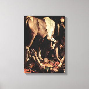 Caravaggio - Conversion of Saul Canvas Print