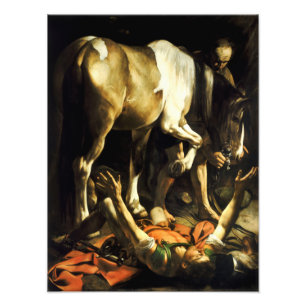 Caravaggio Conversion of St. Paul Photo Print