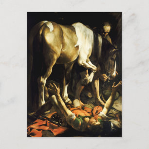 Caravaggio Conversion of St. Paul Postcard